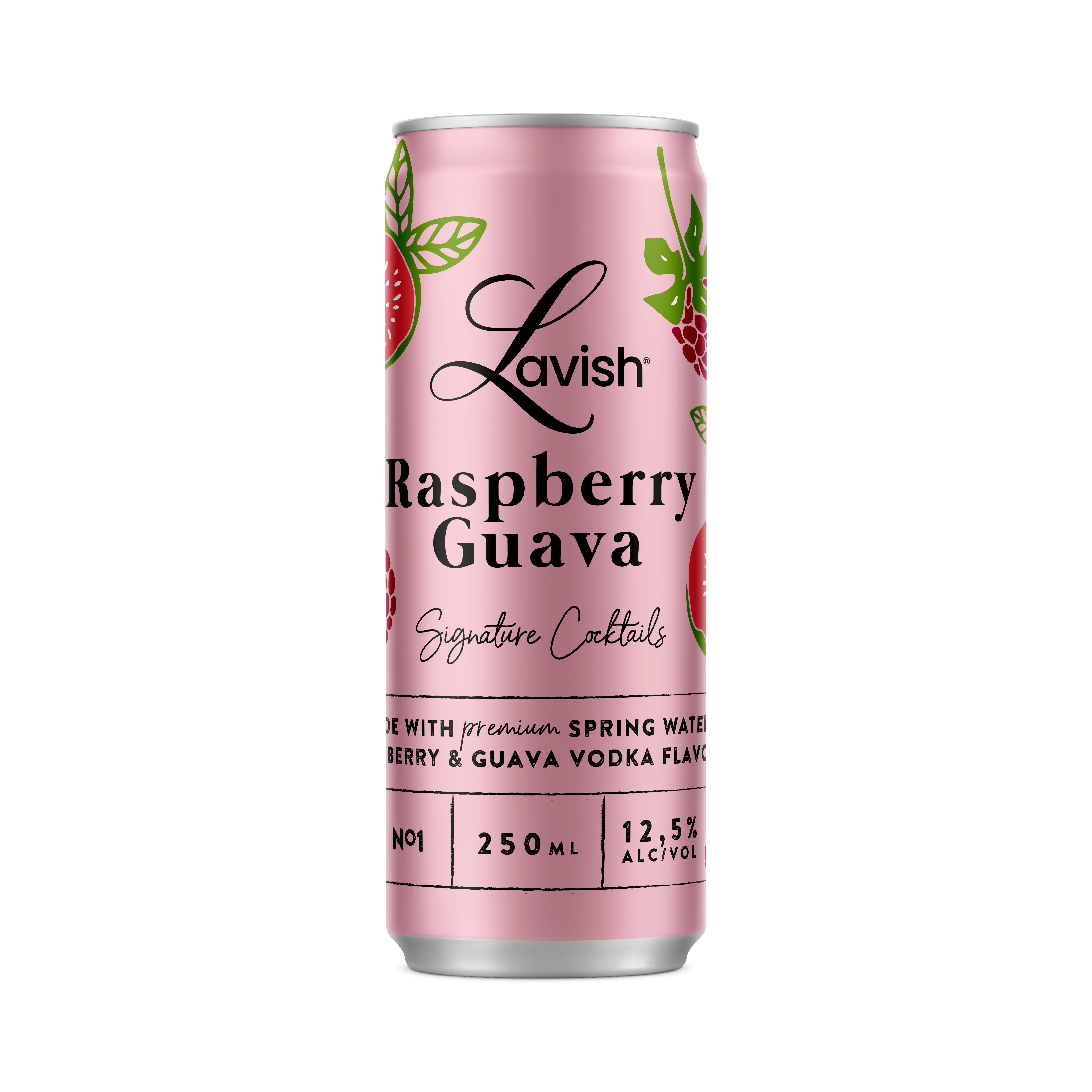 Lavish Raspberry Guava Signature Cocktail - 250ml - 12,5% alc.