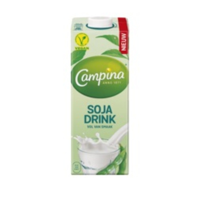 Sojadrink Campina plantaardig pak 1 liter