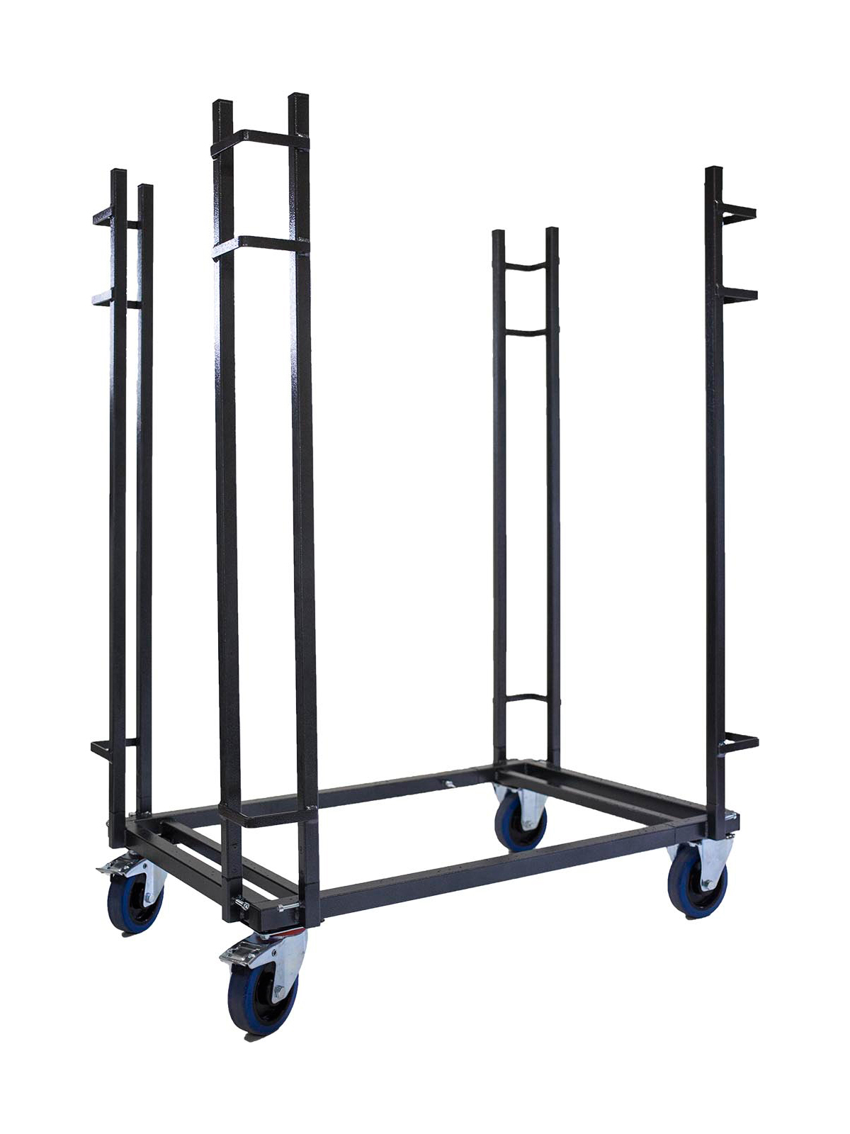 Klaptafel rechthoekig Trolley, Verstelbare afmetingen, 126-208x84-100x168cm (LxBxH), T90700