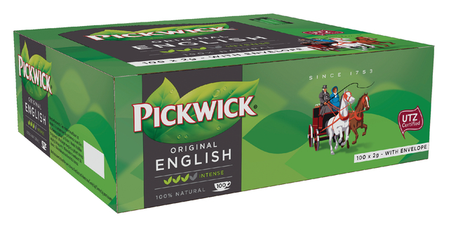 Thee Pickwick engelse melange 100x2gr met envelop