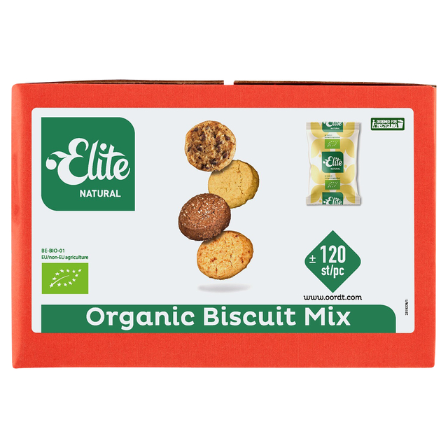 Koekjes Elite Natural biologische biscuitmix 120 stuks