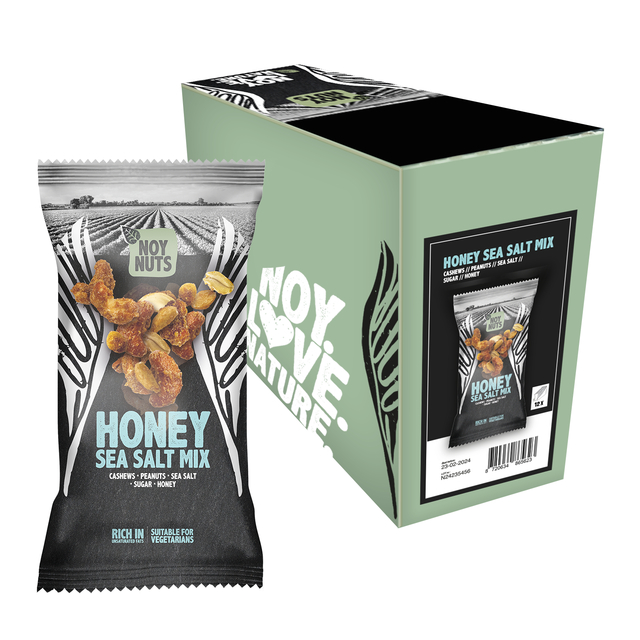 Noten NoyNuts honey sea salt mix zak 45 gram