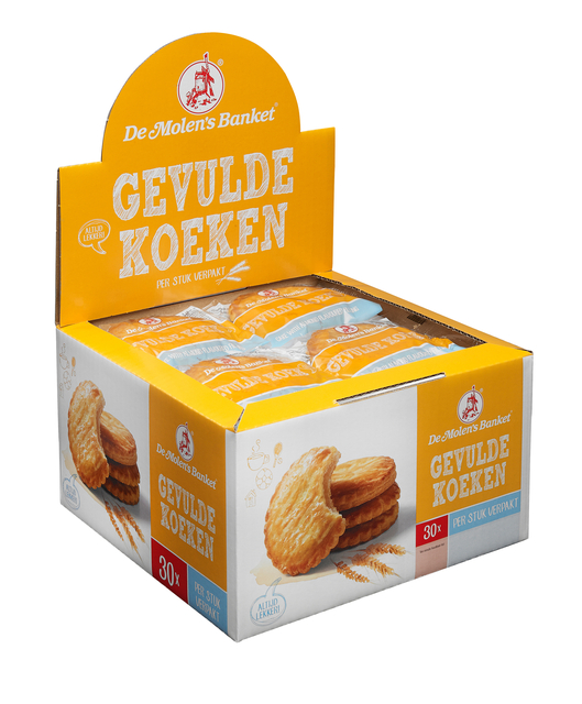 Koeken De Molen Gevulde koeken 30x50gr