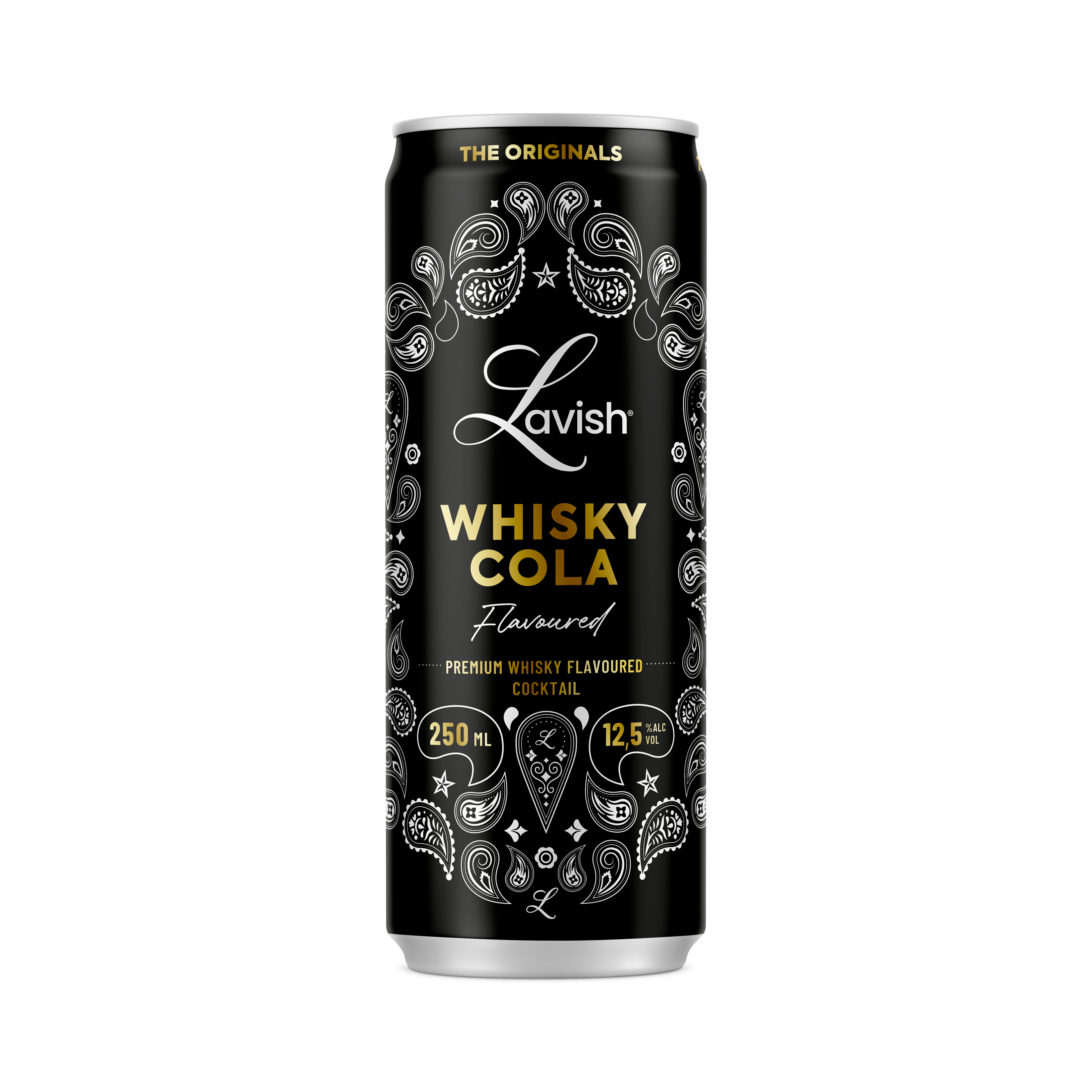 Lavish Whisky Cola Originals Cocktail - 250ml - 12.5% alc.