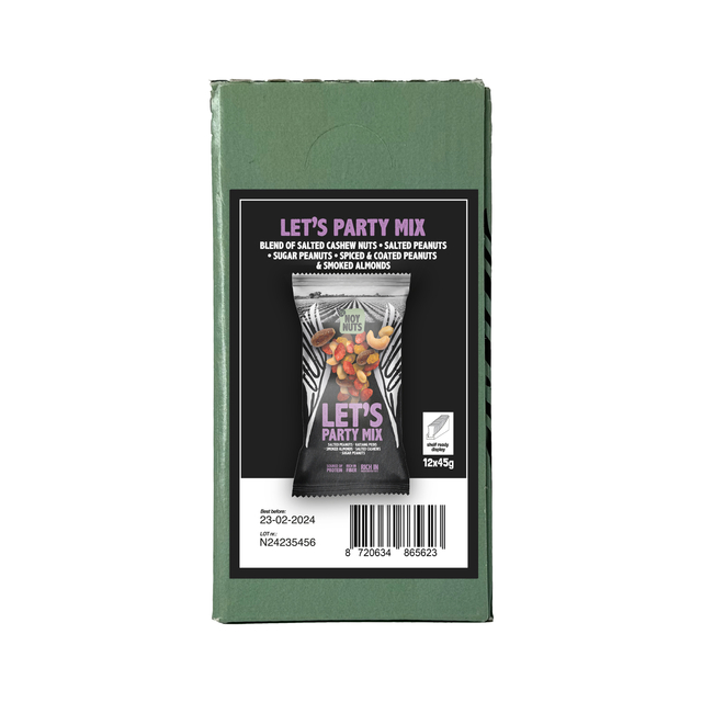 Noten NoyNuts let's party mix zak 45 gram