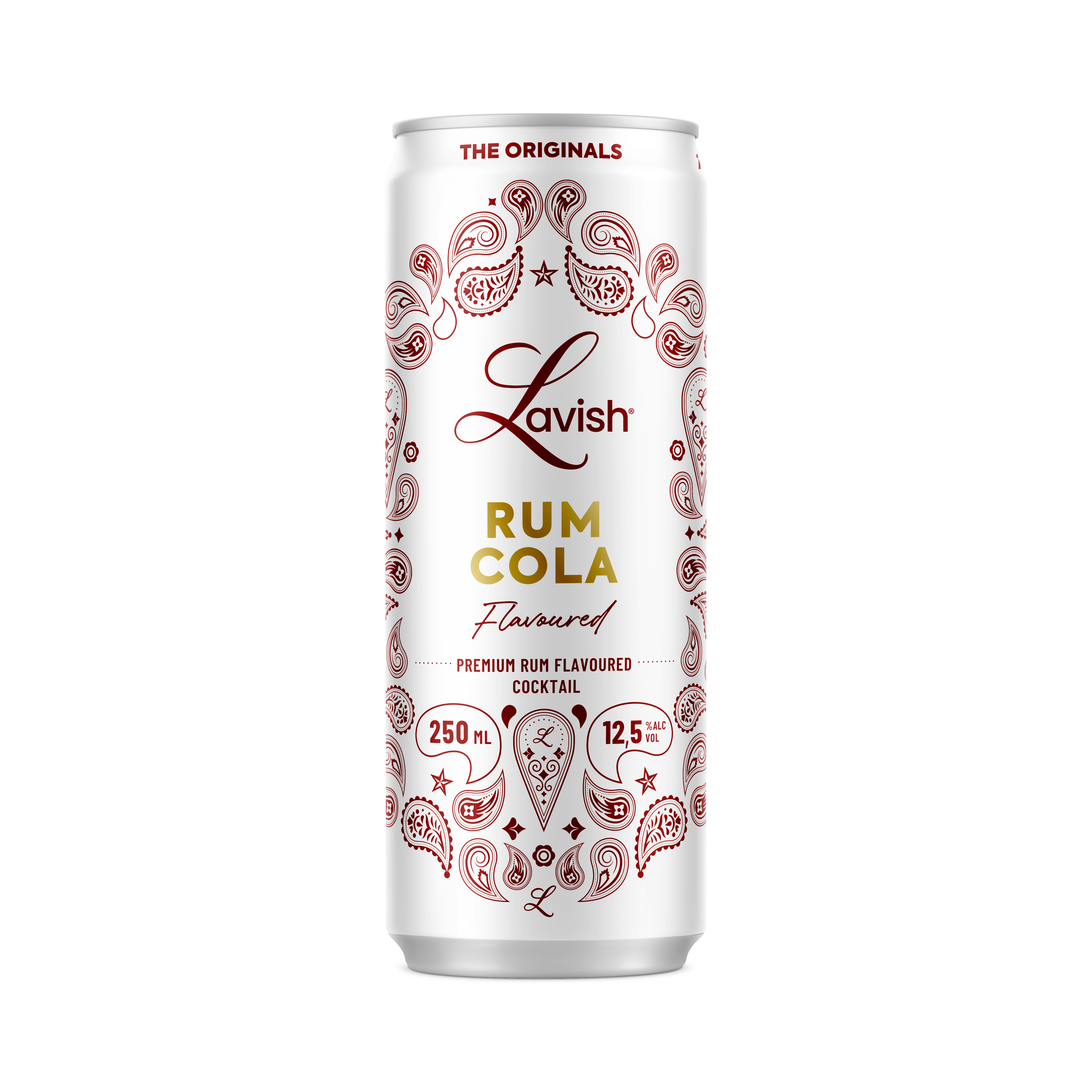 Lavish Rum Cola Originals Cocktail - 250ml - 12.5% alc.